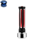 Thread-On Sonoma Style Gearshift Knob With LED 9/10 Speed Adapter (Choose Finish) (Choose LED Color) Shift Knob Chrome / Amber,Chrome / Blue,Chrome / Clear,Chrome / Green,Chrome / Purple,Chrome / Red,Matte Black / Amber,Matte Black / Blue,Matte Black / Clear,Matte Black / Green,Matte Black / Purple,Matte Black / Red Light Pink