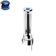 Thread-On Sonoma Style Gearshift Knob With LED 13/15/18 Speed Adapter (Choose Finish) (Choose LED Color) Shift Knob Chrome / Amber,Chrome / Blue,Chrome / Clear,Chrome / Green,Chrome / Purple,Chrome / Red,Matte Black / Amber,Matte Black / Blue,Matte Black / Clear,Matte Black / Green,Matte Black / Purple,Matte Black / Red Black