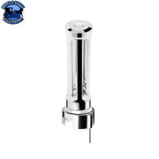 Thread-On Sonoma Style Gearshift Knob With LED 13/15/18 Speed Adapter (Choose Finish) (Choose LED Color) Shift Knob Chrome / Amber,Chrome / Blue,Chrome / Clear,Chrome / Green,Chrome / Purple,Chrome / Red,Matte Black / Amber,Matte Black / Blue,Matte Black / Clear,Matte Black / Green,Matte Black / Purple,Matte Black / Red Black