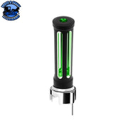 Thread-On Sonoma Style Gearshift Knob With LED 13/15/18 Speed Adapter (Choose Finish) (Choose LED Color) Shift Knob Chrome / Amber,Chrome / Blue,Chrome / Clear,Chrome / Green,Chrome / Purple,Chrome / Red,Matte Black / Amber,Matte Black / Blue,Matte Black / Clear,Matte Black / Green,Matte Black / Purple,Matte Black / Red Beige