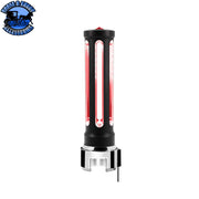 Thread-On Sonoma Style Gearshift Knob With LED 13/15/18 Speed Adapter (Choose Finish) (Choose LED Color) Shift Knob Chrome / Amber,Chrome / Blue,Chrome / Clear,Chrome / Green,Chrome / Purple,Chrome / Red,Matte Black / Amber,Matte Black / Blue,Matte Black / Clear,Matte Black / Green,Matte Black / Purple,Matte Black / Red Dark Slate Gray