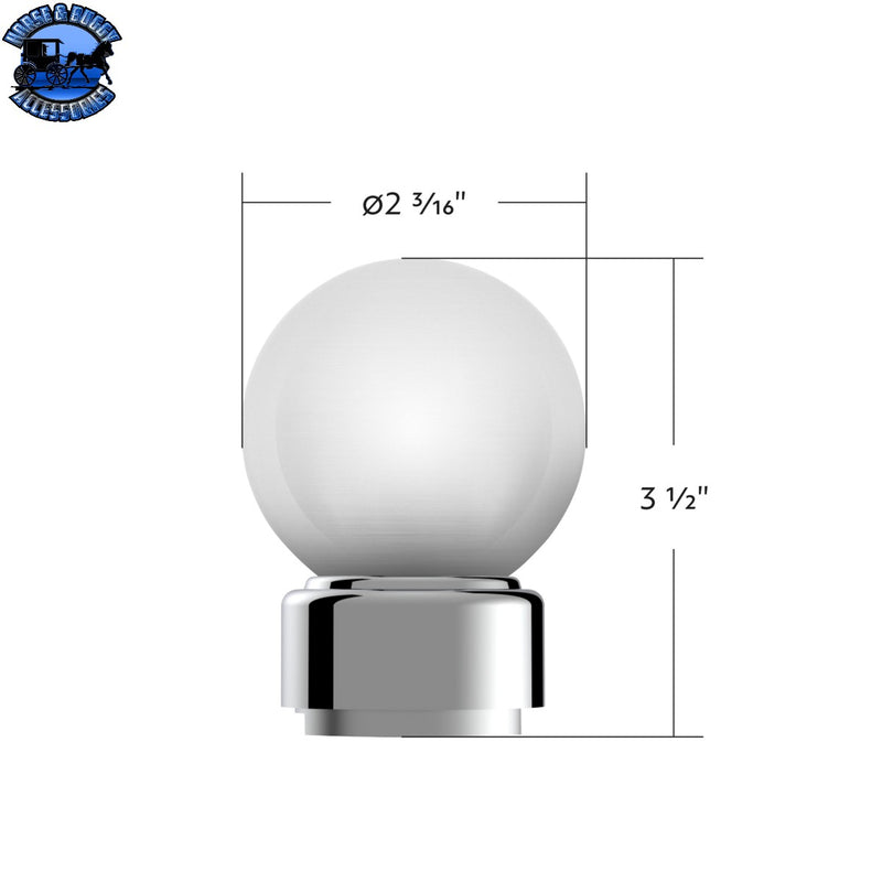 Thread-On Bristol Style Gearshift Knob with 9/10 Speed Adapter (Choose Color)