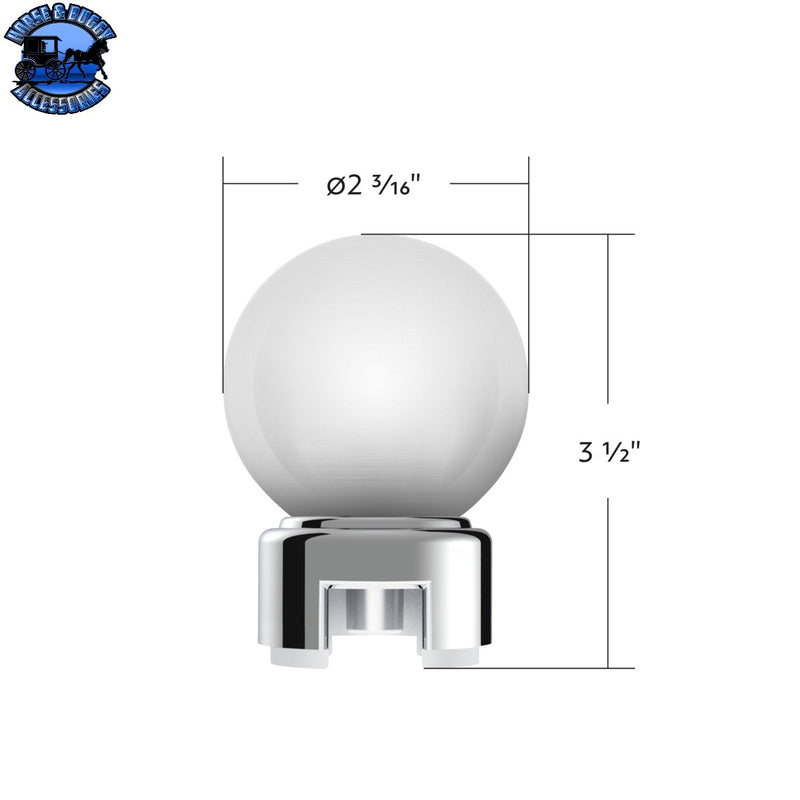 Thread-On Bristol Style Gearshift Knob with 13/15/18 Speed Adapter (Choose Color)