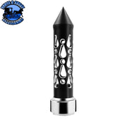 Thread-On Brooklyn Style Spike Gearshift Knob With LED 9/10 Speed Adapter (Choose LED color) SHIFTER Amber,Blue,White,Green,Purple,Red Light Gray