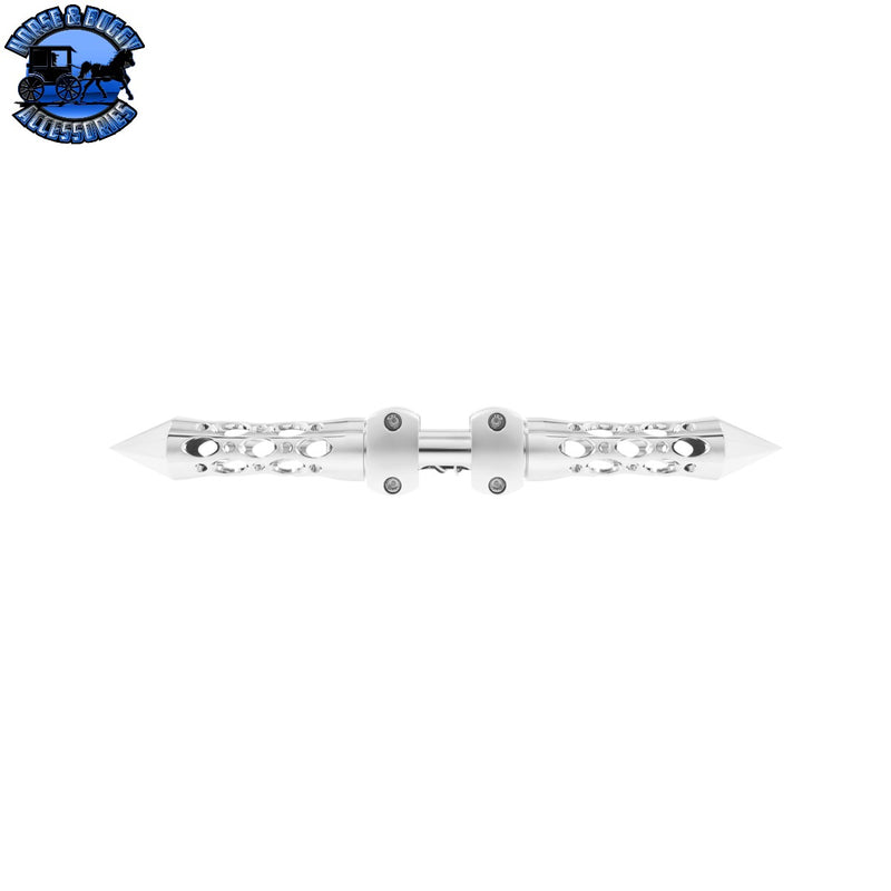 Daytona Spike Hood Ornament With LED (Choose Finish & LED Color)
