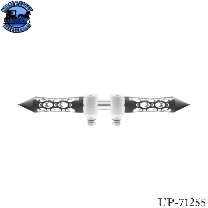 Daytona Spike Hood Ornament With LED (Choose Finish & LED Color)