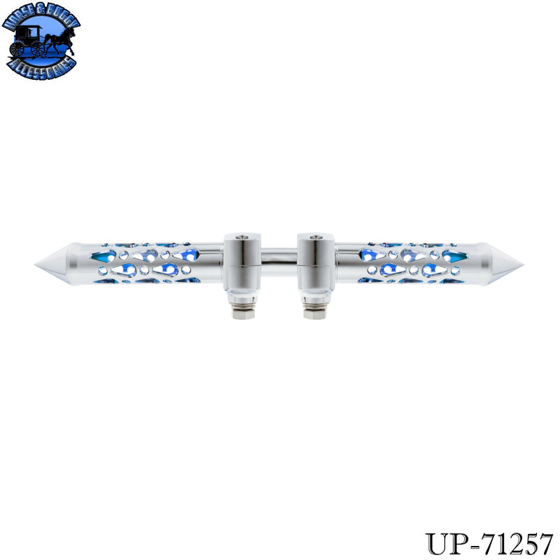 Brooklyn Spike Hood Ornament With LED (Choose Finish & LED Color)