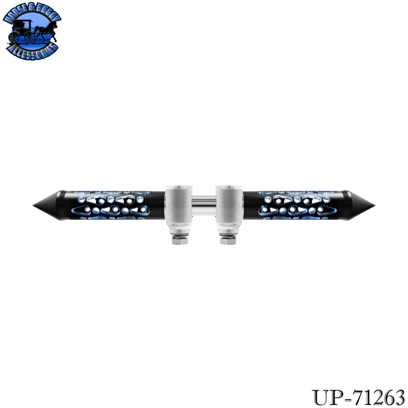Brooklyn Spike Hood Ornament With LED (Choose Finish & LED Color)