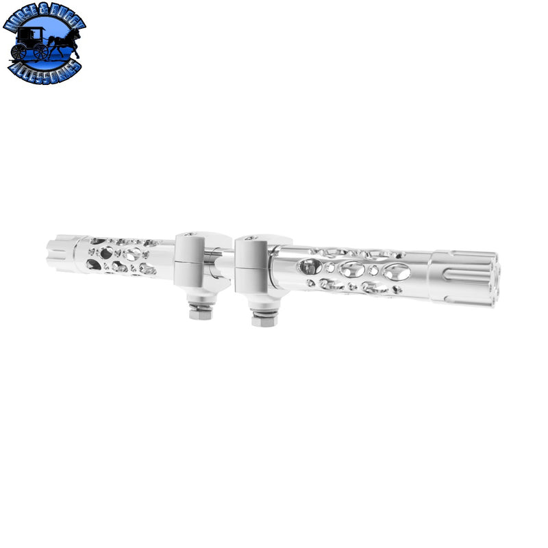 Austin Gun Cylinder Hood Ornament With LED (Choose LED Color)