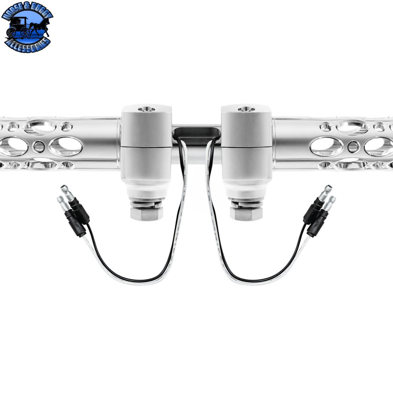Austin Gun Cylinder Hood Ornament With LED (Choose LED Color)