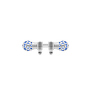 Phoenix Ball Hood Ornament With LED-Clear Anodized/Blue LED