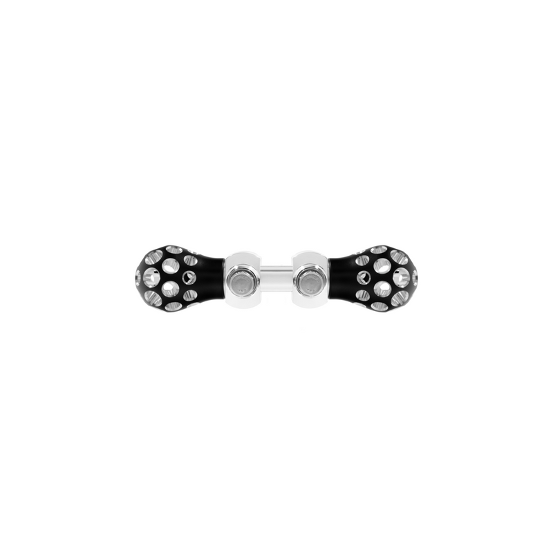 Phoenix Ball Hood Ornament With LED-Matte Black/Purple LED