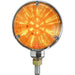 Goldenrod #77613 4" Double Faced Star Amber/Red 48 LED Sealed Light with (Clear Lens) LIGHTING