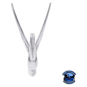 Die-Cast Swan Hood Ornament - Chrome #72001 hood ornament Light Gray