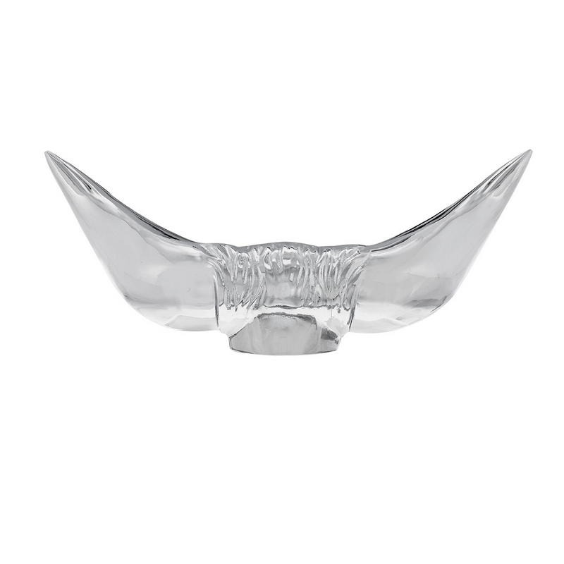 Adorno de capó de cuerno de toro fundido a presión - Cromo