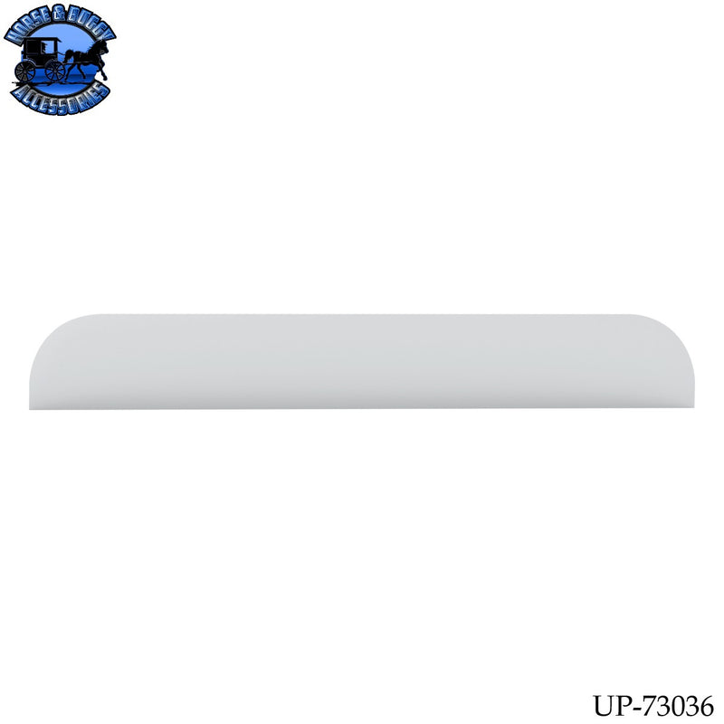 UP-73036 430 Stainless Steel 5" Chop Top Rear Sleeper Window Trim For 2021-2026 Western Star 49X Flat Day Cab