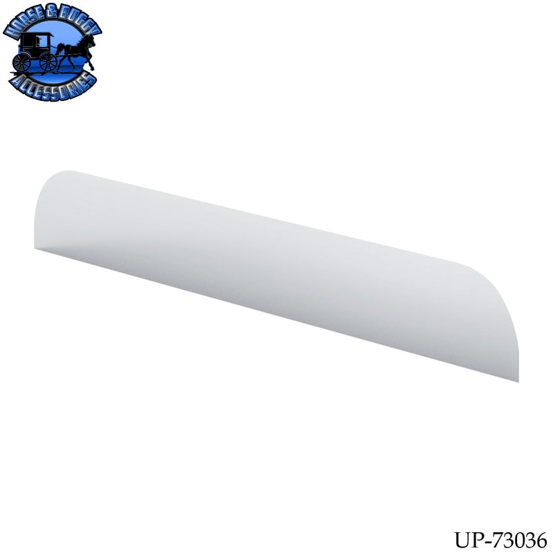 UP-73036 430 Stainless Steel 5" Chop Top Rear Sleeper Window Trim For 2021-2026 Western Star 49X Flat Day Cab