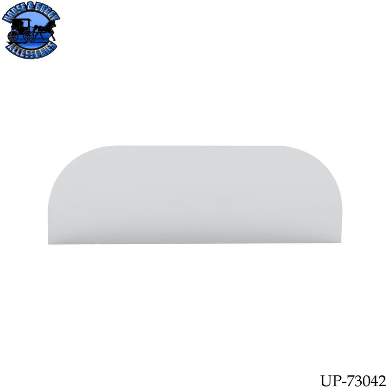 UP-73042 430 Stainless Steel 6" Chop Top Window Trim For 2024-2026 Peterbilt 589 Sleeper Door