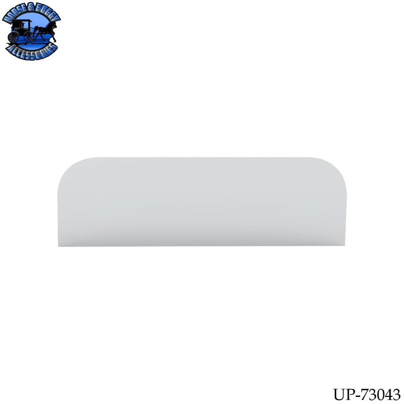 UP-73043 430 Stainless Steel 6" Chop Top Rear Sleeper Window Trim For 2024-2026 Peterbilt 589
