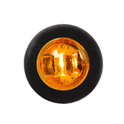 74640 3/4" ROUND MINI AMBER/AMBER 1LED HIGH/LOW LIGHT W/GROMMET Dark Slate Gray