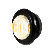 74641 3/4" ROUND MINI AMBER/CLEAR 1LED HIGH/LOW LIGHT W/GROMMET Black