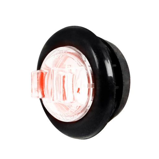 74643 3/4" ROUND MINI RED/CLEAR 1LED HIGH/LOW LIGHT W/GROMMET Black