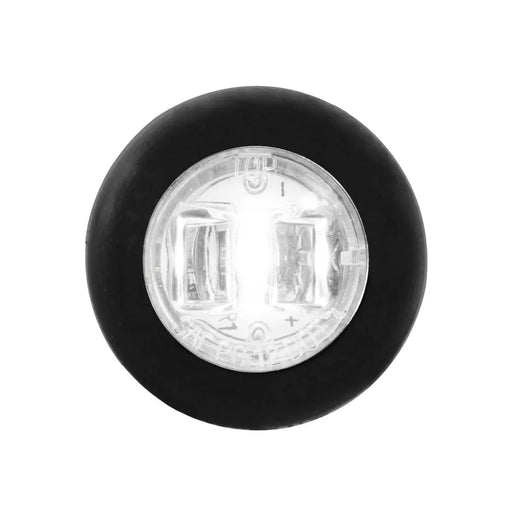 74644 3/4" ROUND MINI WHITE/CLEAR 1LED HIGH/LOW LIGHT W/GROMMET Dark Slate Gray