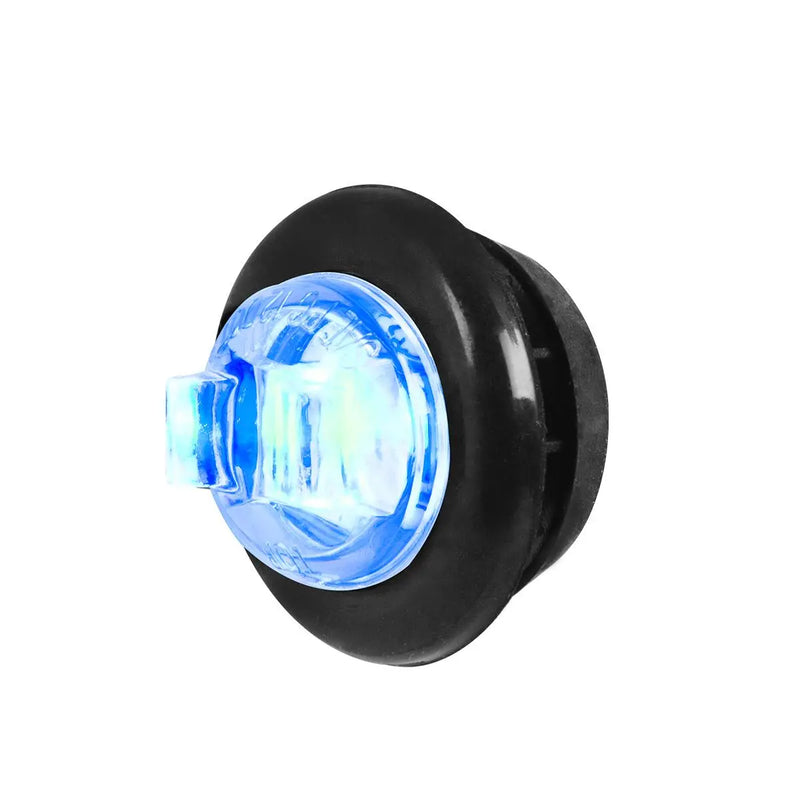 74646 3/4" ROUND MINI BLUE/CLEAR 1LED HIGH/LOW LIGHT W/GROMMET Lavender