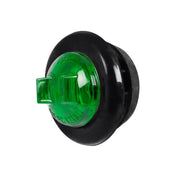 74647 3/4" ROUND MINI GREEN/GREEN 1LED HIGH/LOW LIGHT W/GROMMET Black