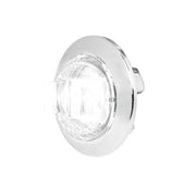74684 3/4" ROUND MINI WHITE/CLEAR 1LED LIGHT W/CR. BEZEL Lavender