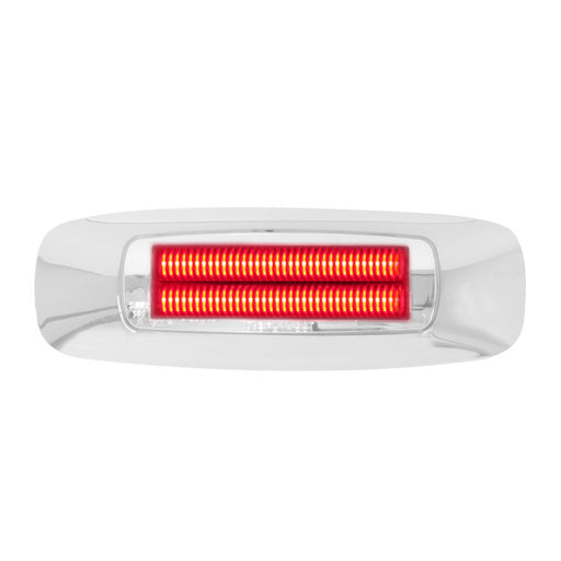 74733 4-5/8" RECT. PRIME RED/CLEAR 4 LED DUAL FUNCTION LIGHT Light Gray