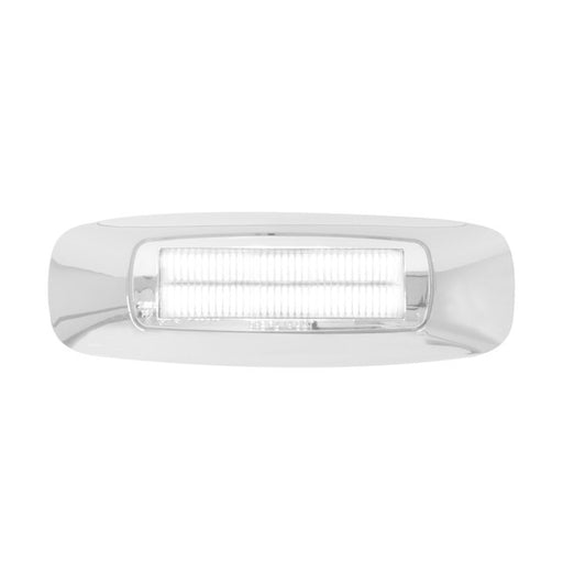 74734 4-5/8" RECT. PRIME WHITE/CLEAR 4 LED DUAL FUNCTION INT. LIGHT Lavender