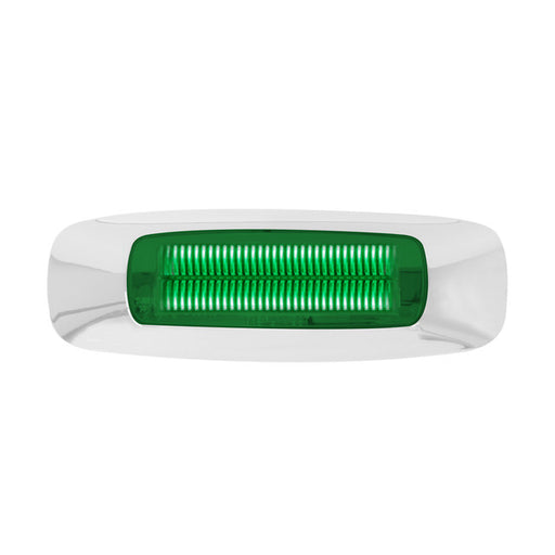 4-5/8" RECT. PRIME GREEN/GREEN 4 LED DUAL FUNCTION INT. LIGHT Forest Green