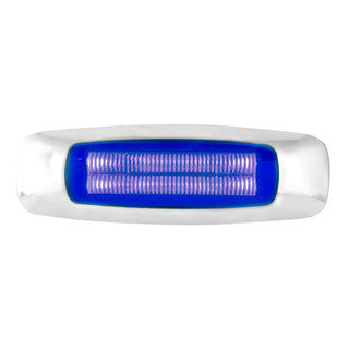 74755 5" RECT. PRIME BLUE/BLUE 4 LED DUAL FUNCTION INT. LIGHT Medium Blue