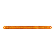 74780 12" PEARL AMBER/AMBER 18LED LIGHT BAR, 3 WIRES Chocolate