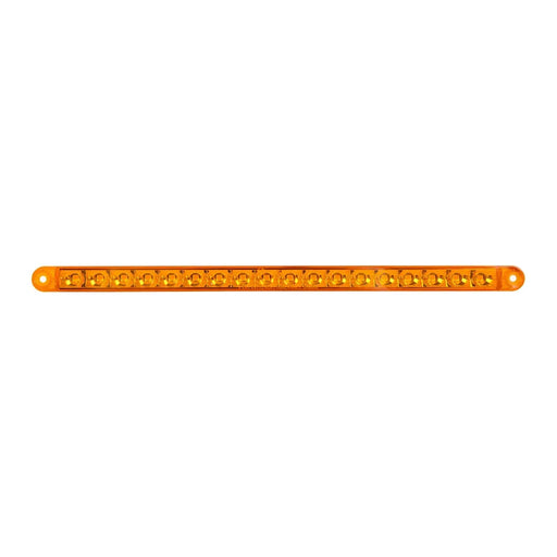 Chocolate 74780 12" PEARL AMBER/AMBER 18LED LIGHT BAR, 3 WIRES