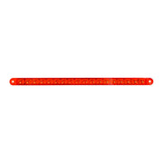 74782 12" PEARL RED/RED 18LED LIGHT BAR, 3 WIRES Red
