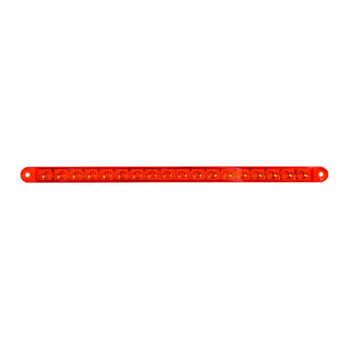 Red 74782 12" PEARL RED/RED 18LED LIGHT BAR, 3 WIRES