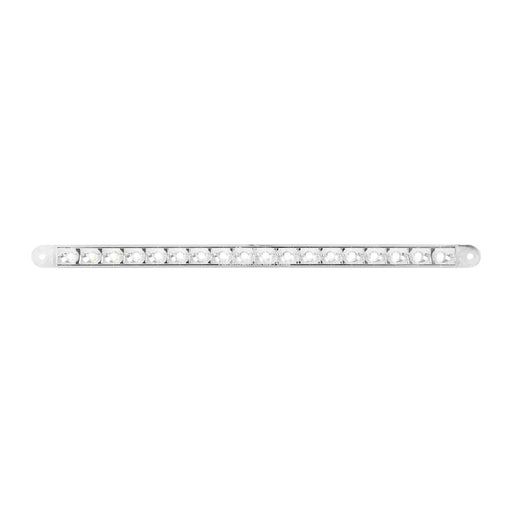 Light Gray 74783 12" PEARL RED/CLEAR 18LED LIGHT BAR, 3 WIRES