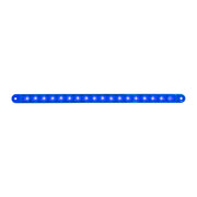 74785 12" PEARL BLUE/BLUE 18LED LIGHT BAR, 3 WIRES Royal Blue