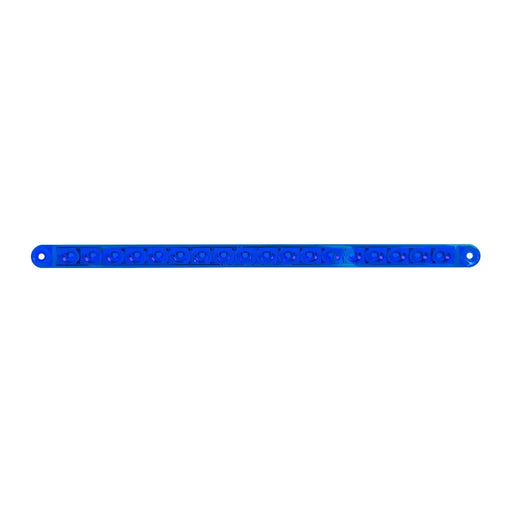 Medium Blue 74785 12" PEARL BLUE/BLUE 18LED LIGHT BAR, 3 WIRES