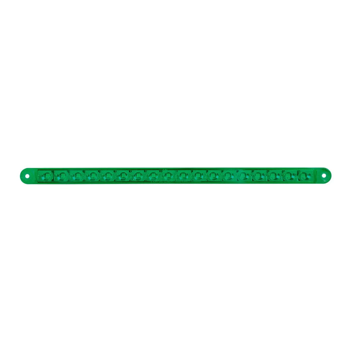 Sea Green 74787 12" PEARL GREEN/GREEN 18LED LIGHT BAR, 3 WIRES