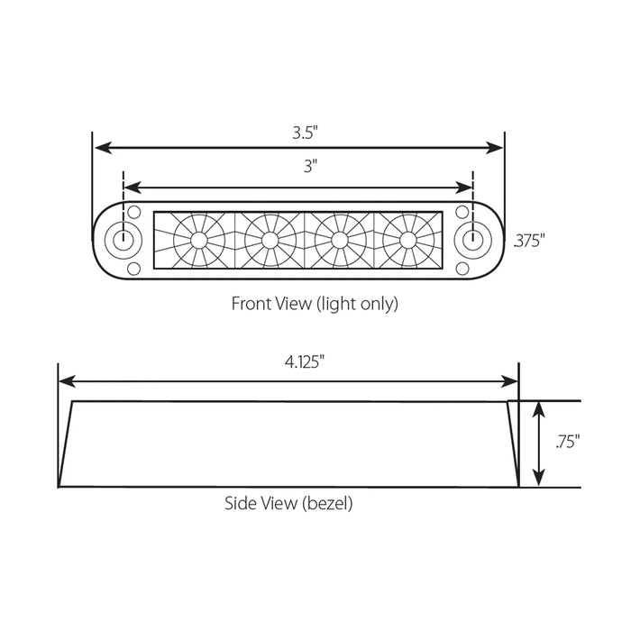 Lavender 3-1/2″ Marker & Turn LED Light (Choose a Color) AMBER/AMBER,AMBER/CLEAR,RED/RED,RED/CLEAR,WHITE/CLEAR,BLUE/BLUE,GREEN/GREEN,AMBER/AMBER (W/BEZEL),AMBER/CLEAR (W/BEZEL),RED/RED (W/BEZEL),RED/CLEAR (W/BEZEL),WHITE/CLEAR (W/BEZEL),BLUE/BLUE (W/BEZEL),GREEN/GREEN (W/BEZEL)