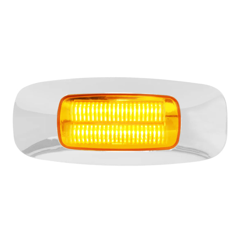 3-1/2″ Dual Function Rectangular Prime LED Light (Choose Color) Led Light amber/amber,amber/clear,red/red,red/clear,white/clear,blue/clear,blue/blue,green/green Light Gray