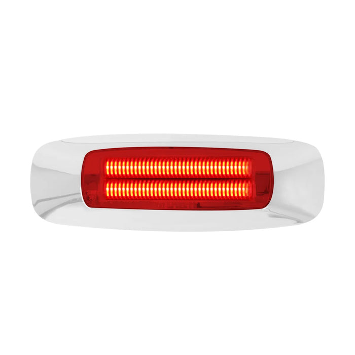 Light Gray 4-5/8″ Rectangular Prime LED Marker Light LED Rectangular Light amber/amber,amber/clear,red/red,red/clear,white/clear,blue/blue,green/green