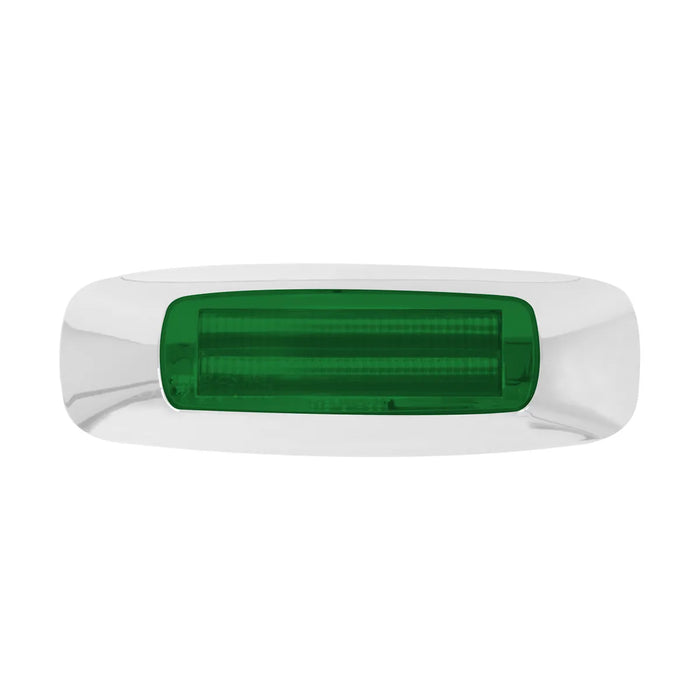 Light Gray 4-5/8″ Rectangular Prime LED Marker Light LED Rectangular Light green/green