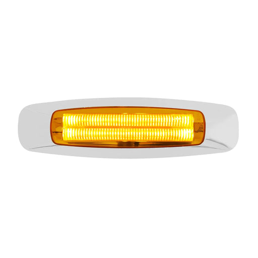 Orange 5-3/4″ Rectangular Prime LED Marker Light (choose color) LED Rectangular Light amber/amber,red/red,red/clear,amber/clear (disc),white/clear,blue/blue,green/green