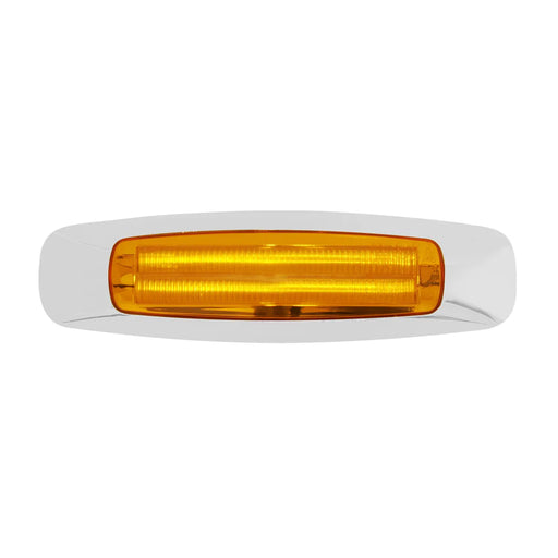 Dark Goldenrod 5-3/4″ Rectangular Prime LED Marker Light (choose color) LED Rectangular Light amber/amber