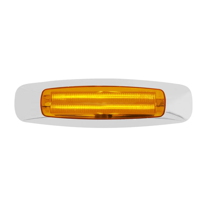 Dark Goldenrod 5-3/4″ Rectangular Prime LED Marker Light (choose color) LED Rectangular Light amber/amber