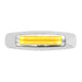 Light Gray 5-3/4" RECT. PRIME AMBER/CLEAR 4 LED DUAL FUNCTION LIGHT